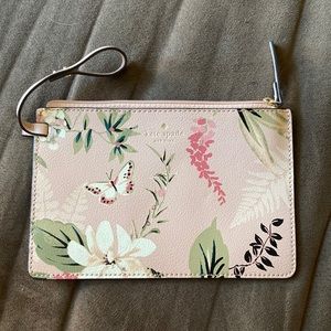 Kate Spade butterfly floral wristlet 💕🦋🌸🌺